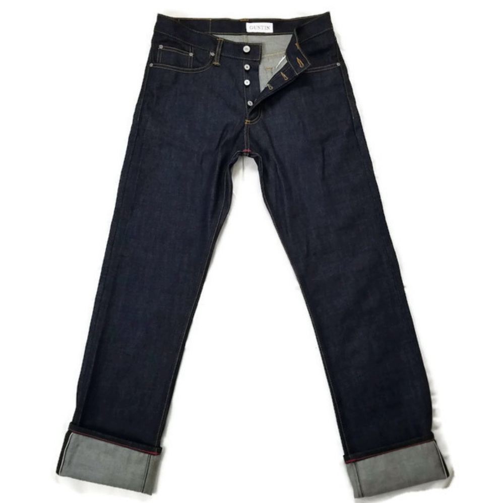 Gustin Raw Selvedge Denim #7 Straight Leg Size 33